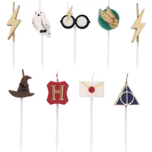 Birthday Candles, Harry Potter Cake Topper (9-Count)