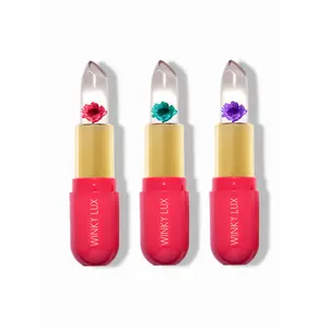 Color-Changing Flower Lip Balm Trio