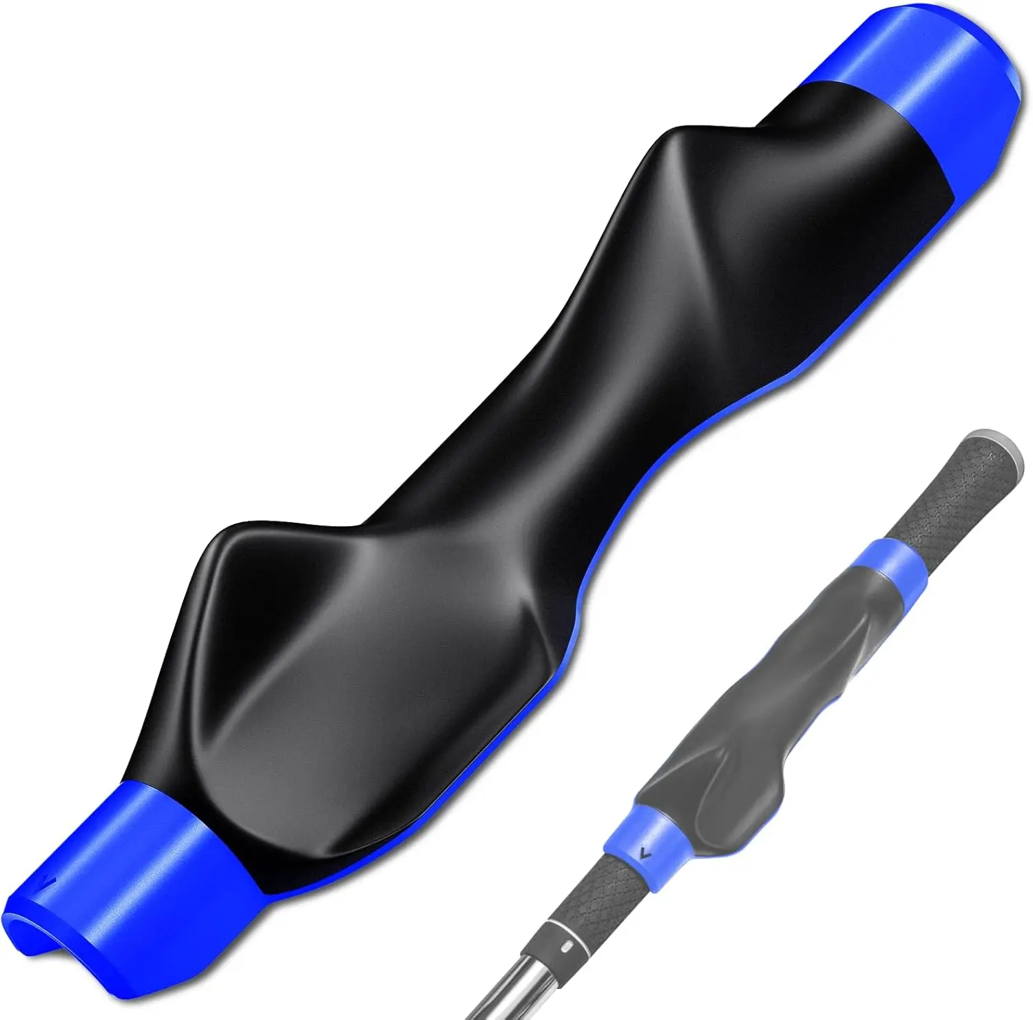 Golf Grip Trainer for Right-Handed Golfers, Golf Swing Training Aid for Proper Hand Position, Grip Pressure, Tempo & Muscle Memory, Indoor Practice & Warm Up, Golf Gifts for Men