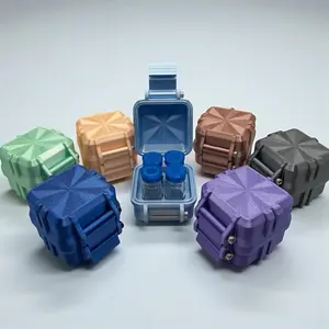 Peptide Storage Box 3ml Vial Storage Container. Multiple Sizes and Colors Available. V2