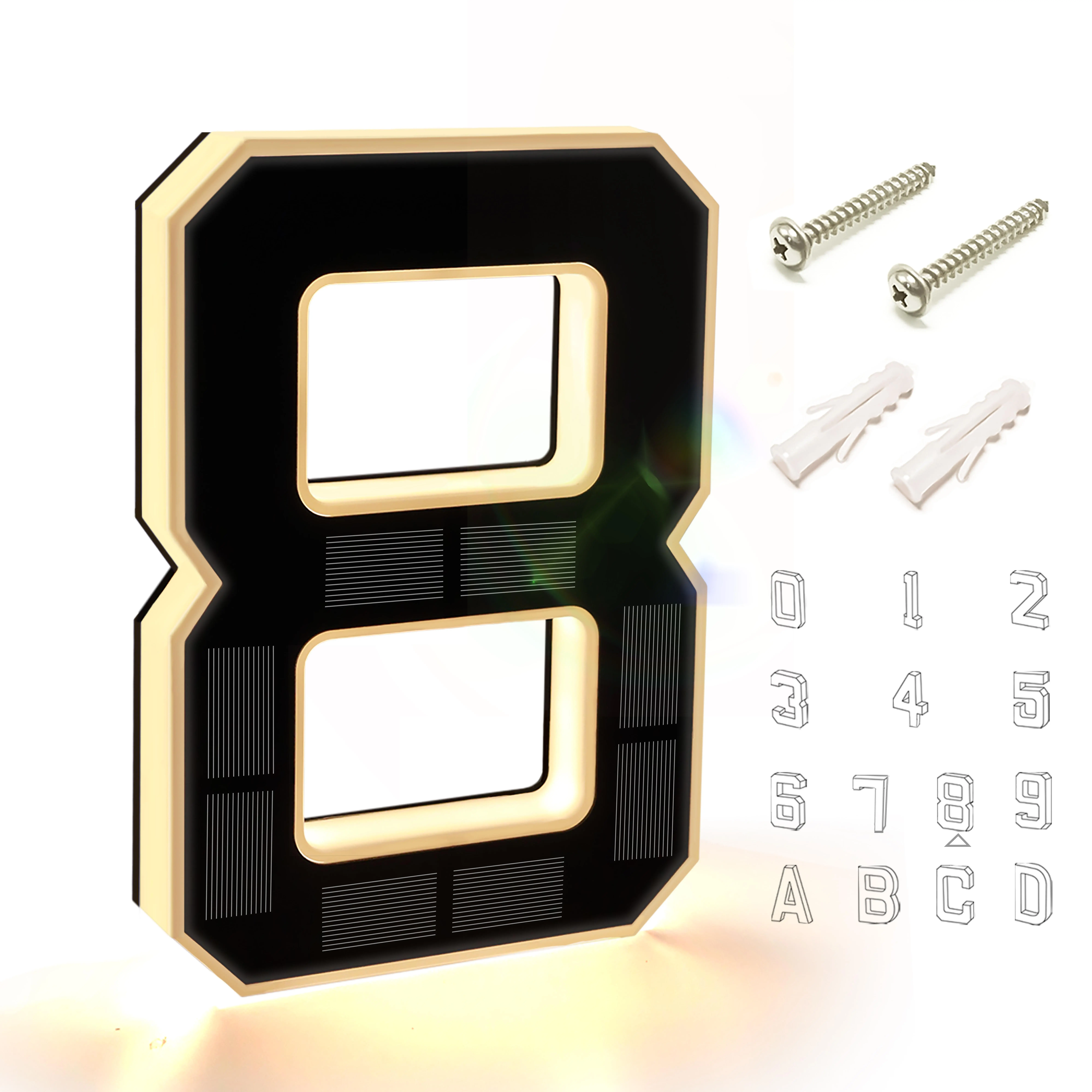 #8, 9in, Please note the size befo