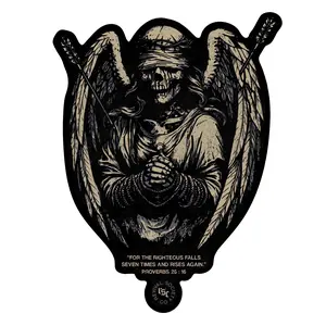 The Righteous Falls Seven Times | Proverbs Decal