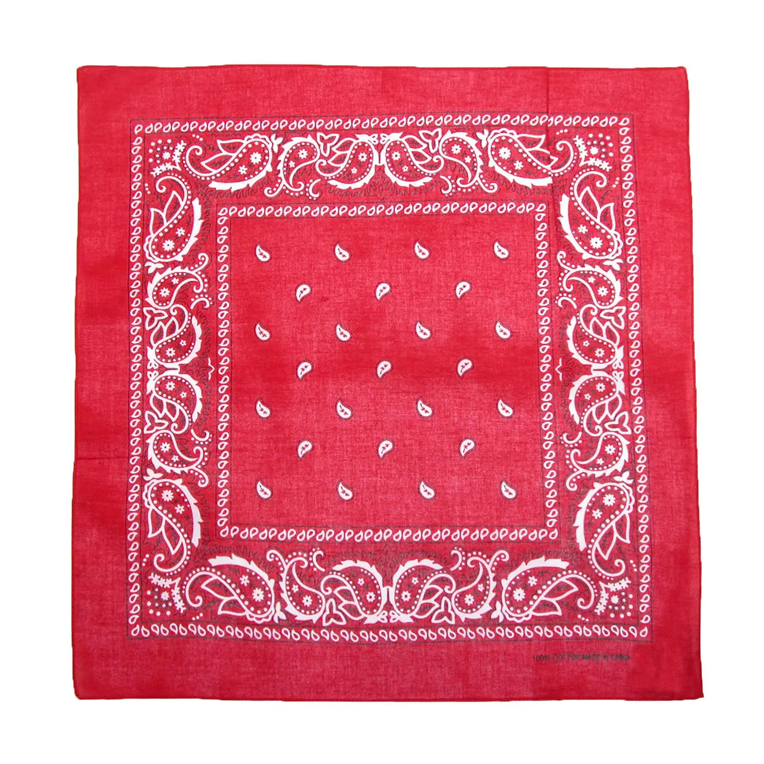 CTM Men's Cotton Paisley Bandanas (5-Pack) - One Size Rectangular Clothes Accessories, Multifunctional All-Purpose Head Scarves, Handkerchiefs for Outdoor Use, Male Wear Napkins