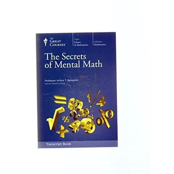 USED Book - The Secrets of Mental Math (The Great Courses) by Arthur T. Benjamin (Paperback) - English