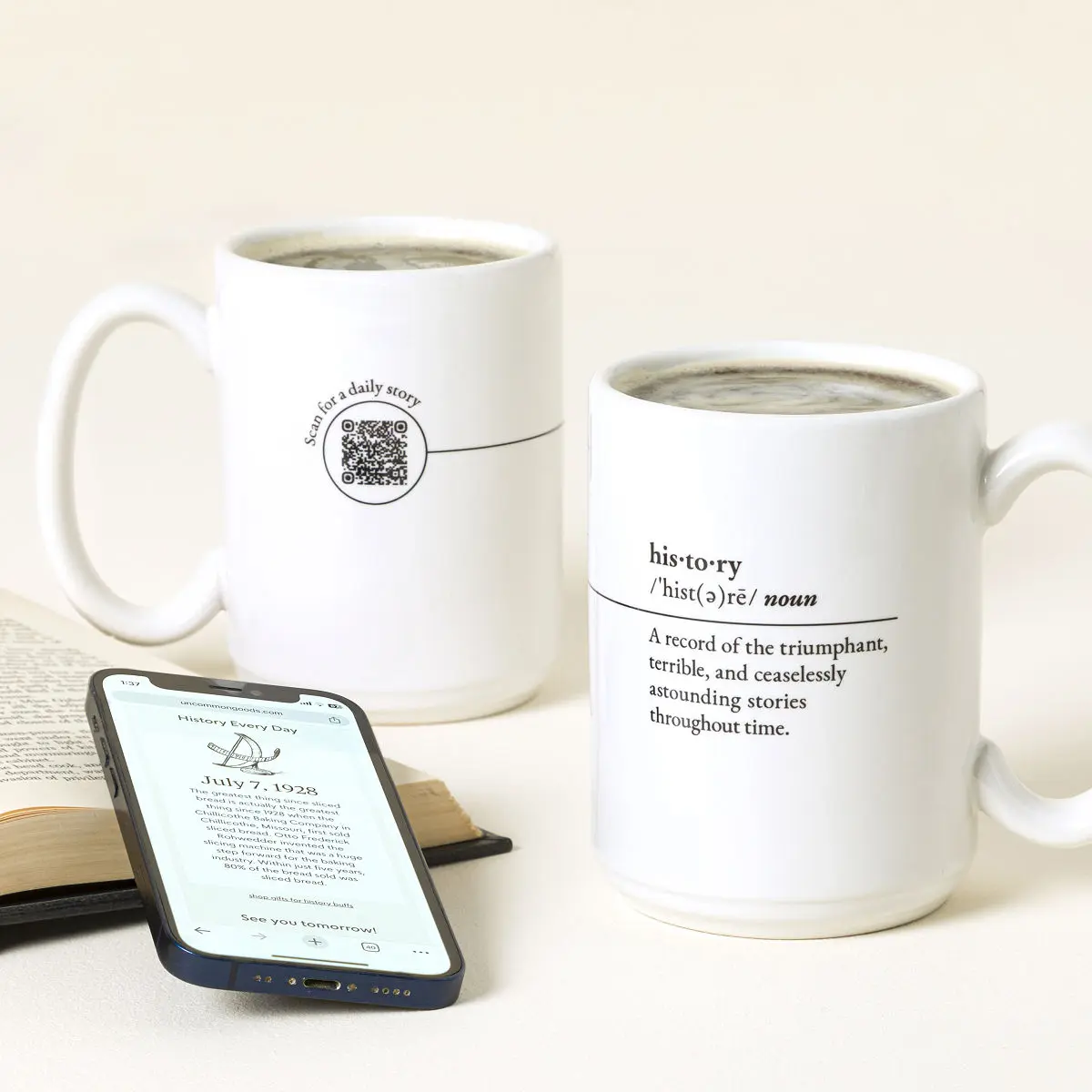 History Every Day Interactive QR Mug History Every Day Interactive QR Mug