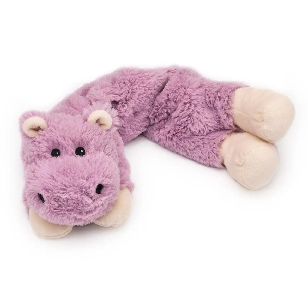 HIPPO Animal Wrap Cozy Plush Heatable Lavender Scented