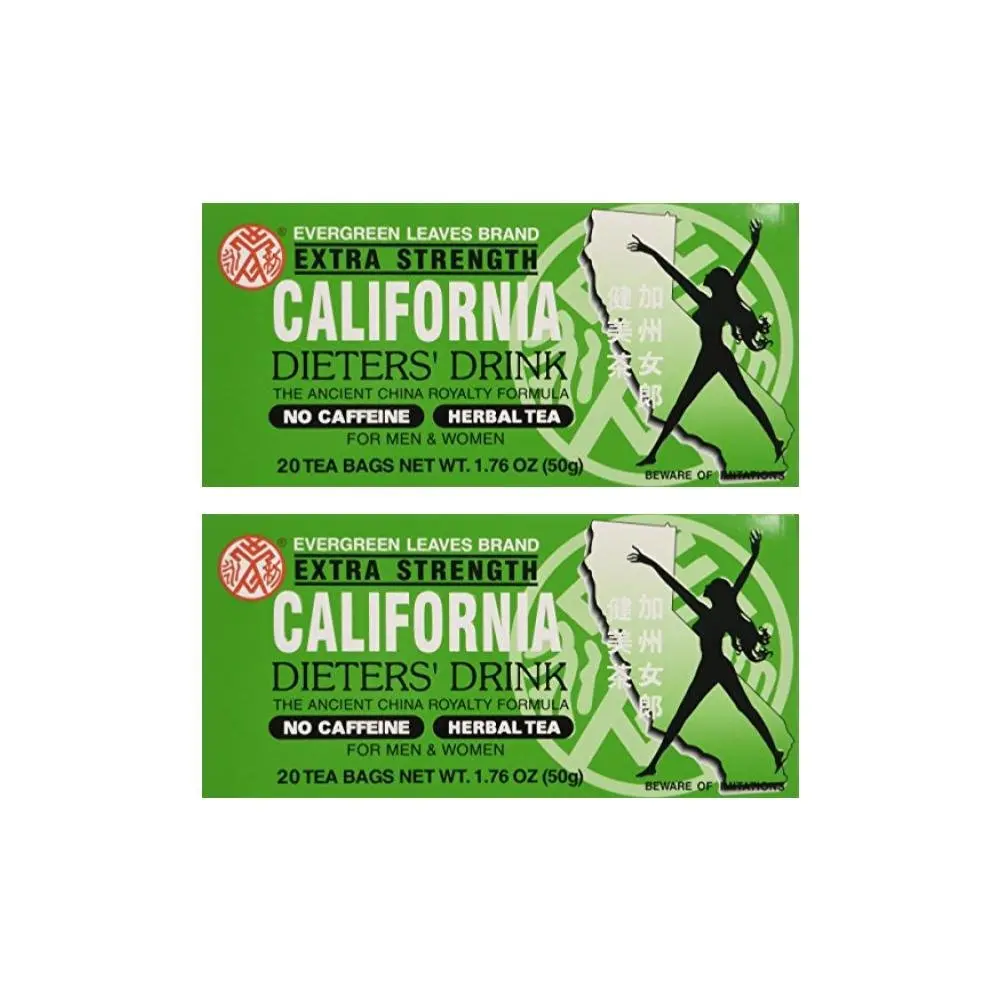 California Dieters' Drink Extra Strength Tea (Pack of 2 20-Count Boxes) Beverage Herbal California Dieters' Drink Extra Strength Tea (Pack of 2 20-Count Boxes) Beverage Herbal