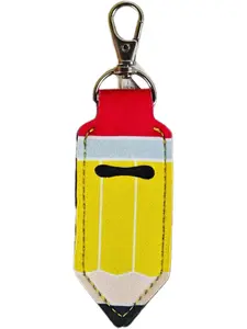 2pcs Lipstick & Lip Balm Holder Keychain - Portable Lipstick Organizer with Hook, Lip Balm Pouch Suitable for Women & Teacher Gifts, Bulk Lipstick Case for, Travel, Everyday Carry (Cost-Effective)