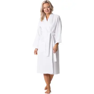 Waffle Knit Lightweight Kimono Spa & Bath Robes for Women - Quick Dry - Soft