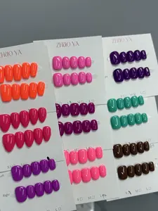 Lucy(12144)gc.Plain color nails 15 sets 30$