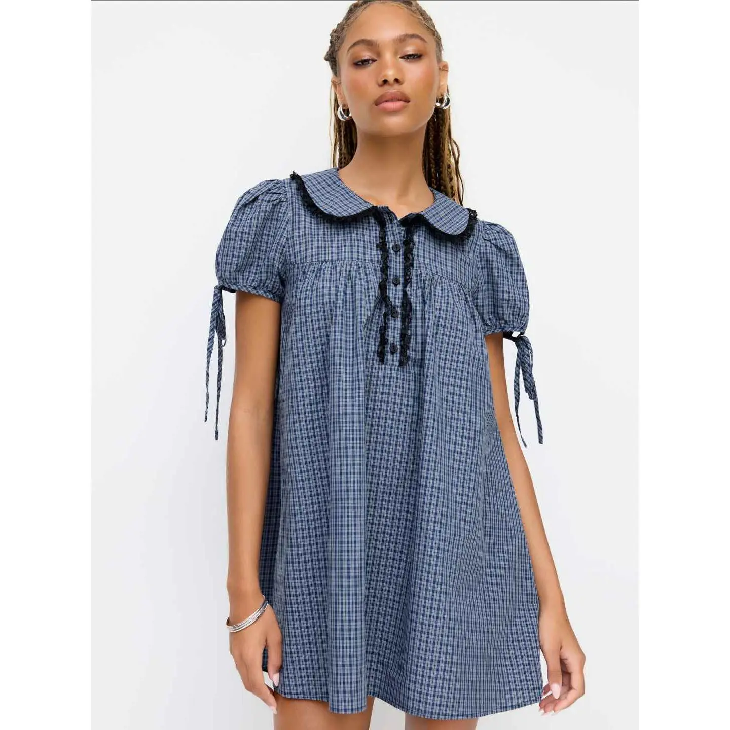 chinese dress ladies CIDER Women's Floral Mini Dress Fruit Sleeveless V Neck Lace Trim Sun Dress  A Line Cute Summer Dresses Beach Vacation Outfits Black at Amazon Women's  Clothing store