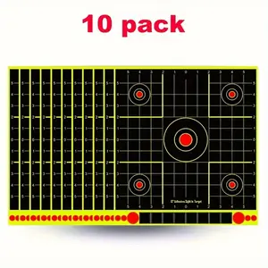 10/20pcs Reactive Splatter Shooting Targets- High Visibility Silhouette- Instant Feedback for Marksmanship Training and Shooting Drills