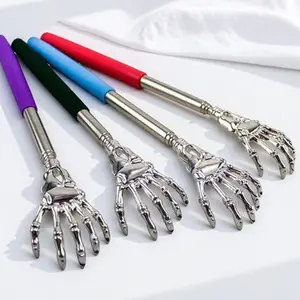 Adjustable Back Massager, Portable Stainless Steel Back Massage Tool, Multipurpose Massage Claw, Back Scratcher for Home Gym, Body Care, Halloween, Backscratcher