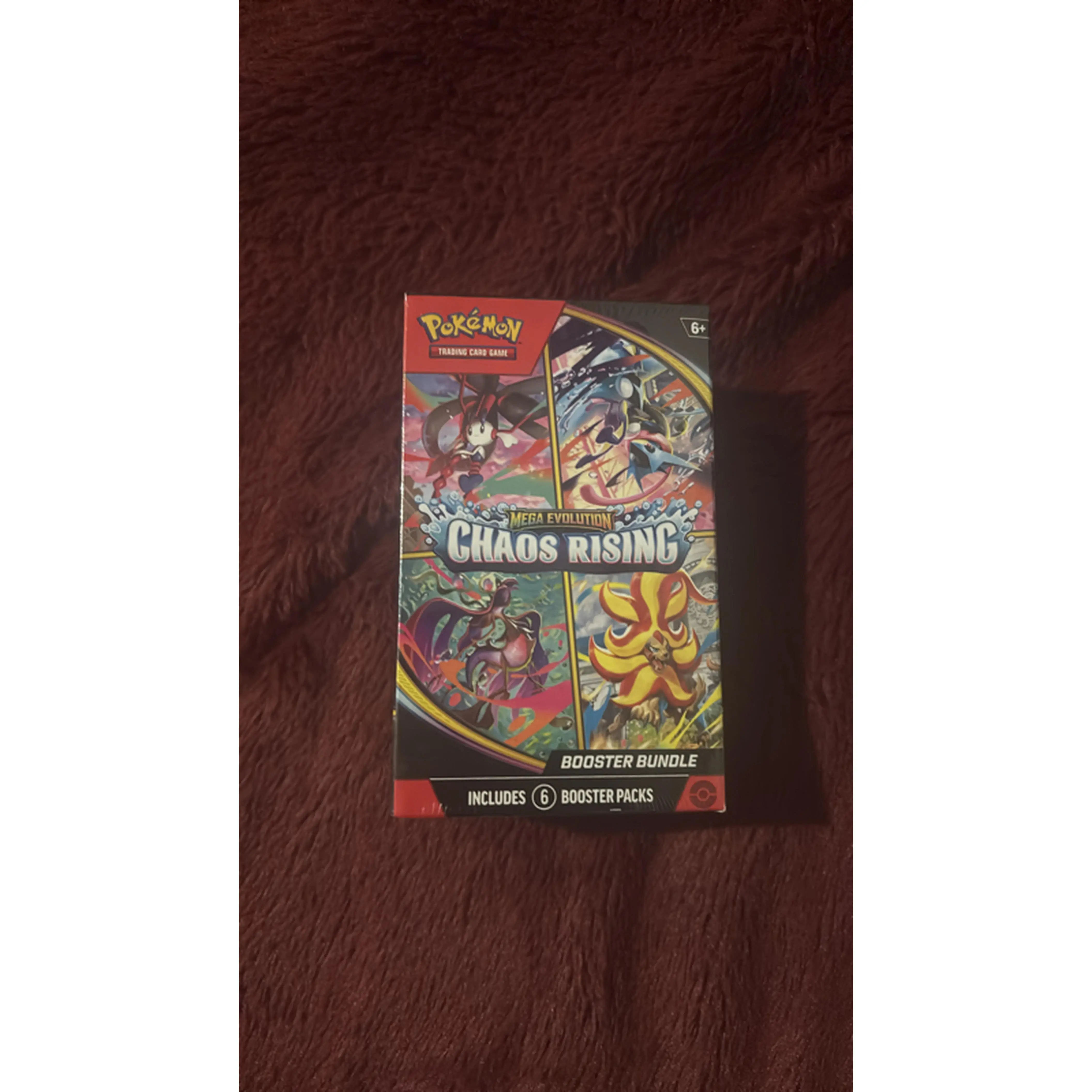 Pokemon Chaos Rising Booster Bundle - Includes 6 Booster Packs - Official Trading Card Game - Collectible Cards for Fans