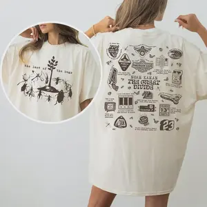 Vintage Graphic T-Shirt, The Great Divide Tour Merch, Indie Folk Music Shirt, Oversized Unisex Tee