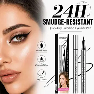 Waterproof Liquid Eyeliner 24H Long Lasting Smudge-proof Eye Liner Pen for Oily Lids & Summer Sweat-proof Makeup