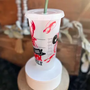 24oz. Starbucks Cold Cup “Crawfish”