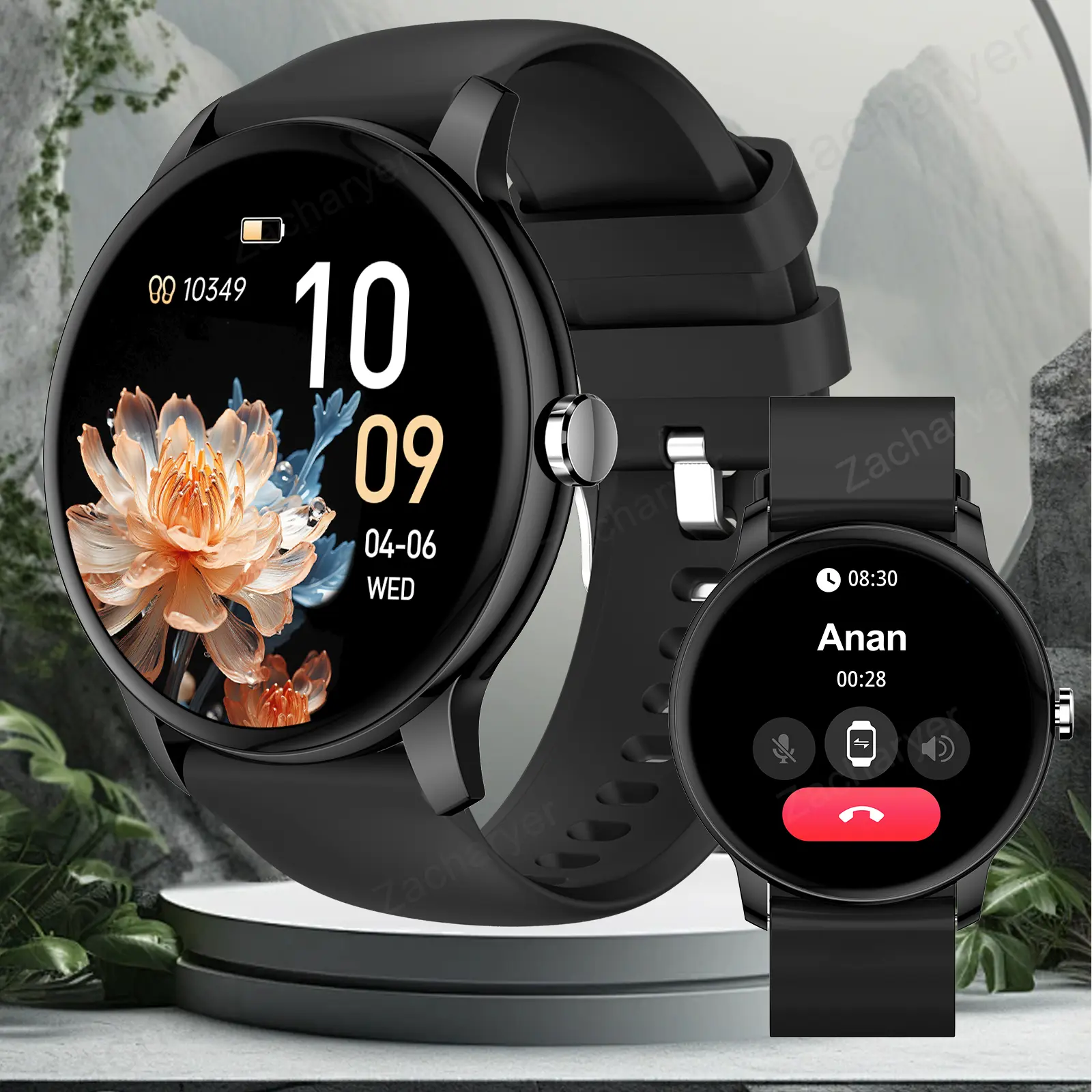 Smart Watch with Bluetooth-compatible Connectivity, Digital Display, Multi-Sport Modes, Call & Message Alerts, Compatible with iOS & Android