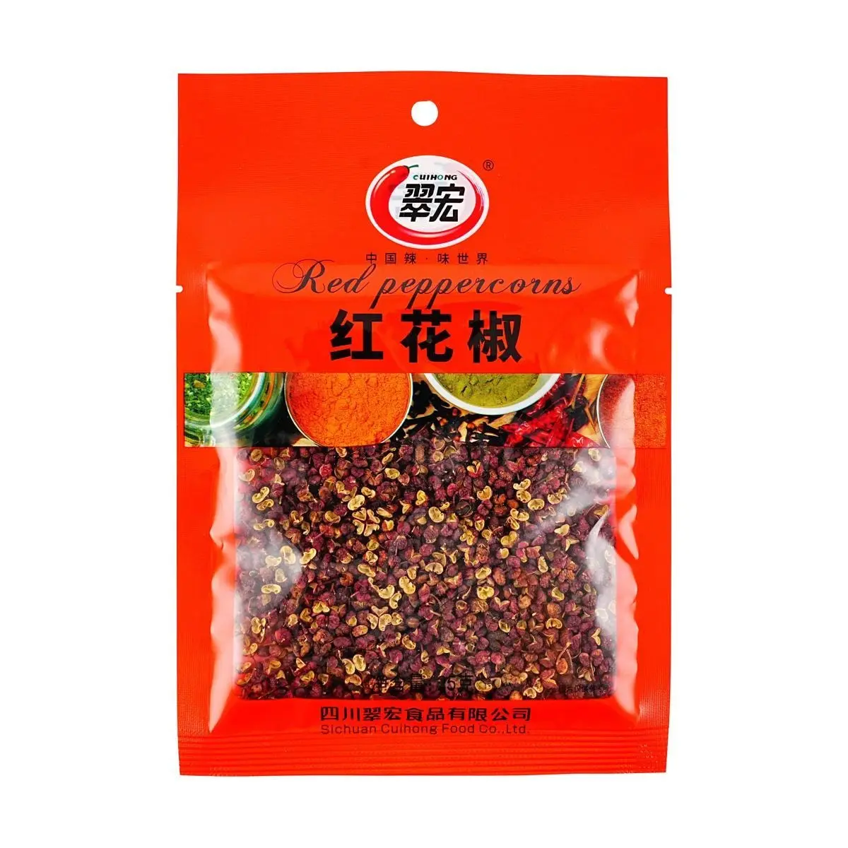 CUIHONG Sichuan Red Peppercorn 25g | Authentic Spicy Seasoning for Hot Pot & Stir-Fry CUIHONG Sichuan Red Peppercorn 25g | Authentic Spicy Seasoning for Hot Pot & Stir-Fry