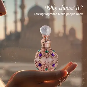 Dubai True Me Women's Perfume Oil Scented Liquid Fragrance, Floral Arabian Fragrance, Long-Lasting Aroma, 15ML, Middle Eastern Arabic Luxury Spray