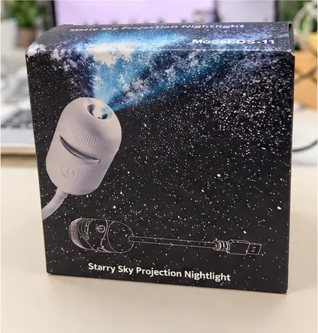 Galaxy Projector 2-in-1 Starry Sky Projector & Night Light USB Galaxy Projector Night Light for Bedroom Hallway Ceiling Decor (1 Light+3 Pcs)