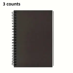 Spiral Notebook, 3 Counts Blank Sketchbook, Spiral Notebook Journal for Writing & Painting, Ideal for Creative Projects and Daily Use