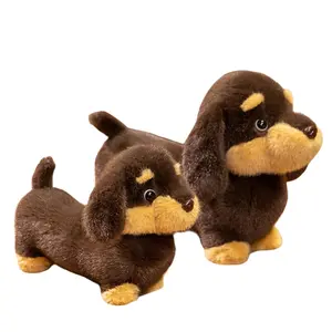 45cm Long Sausage Dog Plush Toy, Soft Skin-Friendly Pillow, Cute Cartoon Sausage Dog Plush Doll Gift, Comfortable Bed Cushion for Kids