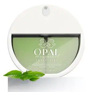 Opal Wellness 1.18oz Hand Sanitizer Spray Travel Size with Bergamot & Matcha for Hydration & Aromatherapy