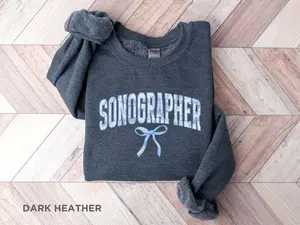 Sonographer T-Shirt / Sweatshirt , Ultrasound Tech Sweatshirt, Radiology Shirt, Ultrasound Tech hoodie, Sonographer Gift, Ultrasound Tech Sweater Crewneck Medium Womenswear Oversized