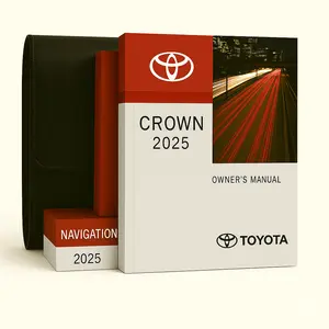 2025 Toyota Crown Owners Manual - Complete Set