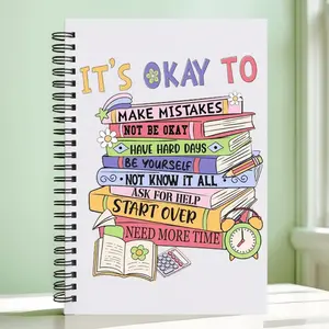 It's okey Spiral Notebook - Essential for Work and Study, Ideal Gift for Female Teachers and Students, Planner Notebook