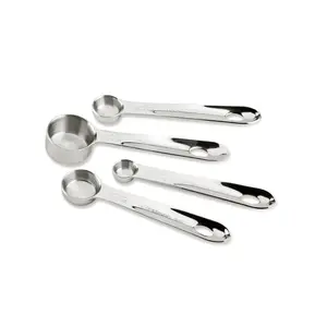 Stainless Steel Measuring Spoons, 4 Piece Set