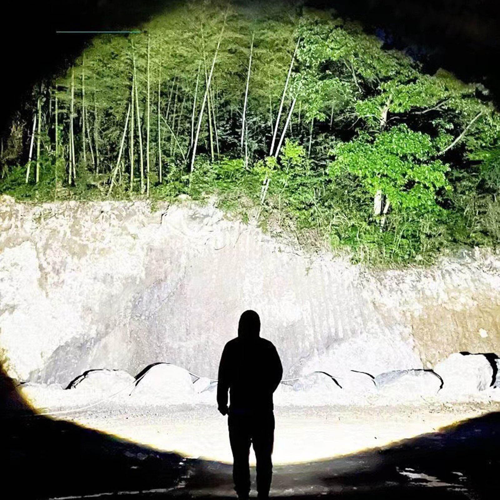 Mini Rechargeable Flashlight with Magnetic Base, Super Bright Compact EDC Flashlight 5 Modes, Portable Small Pocket Light for Camping Emergency (1 Pack, Black)