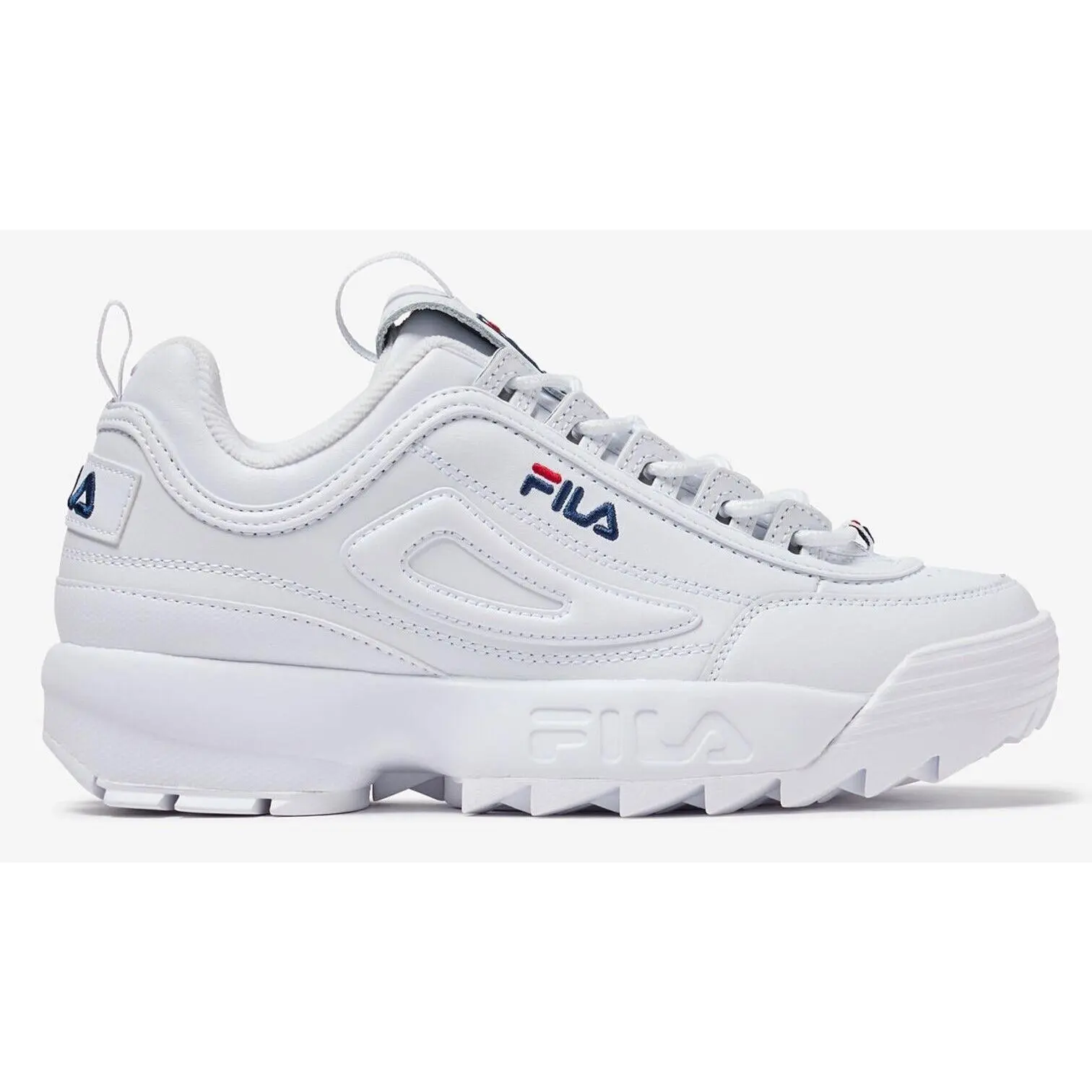 Fila Disruptor ll Premium - 5FM00002-125 - White / Navy / Red - WOMEN'S