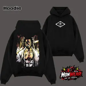 Limited Vintage Kenpachi Zaraki - Bleach Anime Graphic Tee - Washed Tee - Hoodie, Summer Clothes Outfits, Streetwear Gift For Men, Summer Outfits, Gift For Men Women