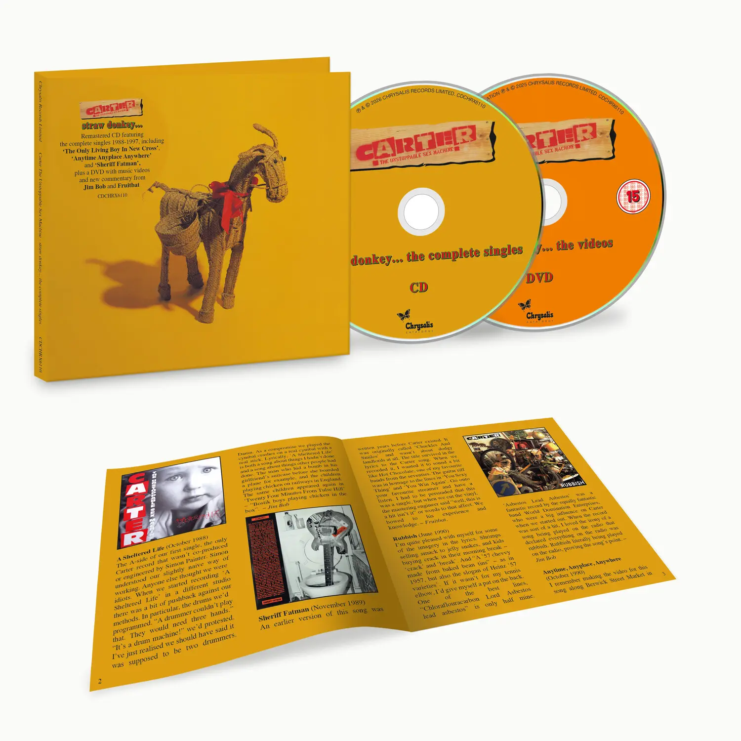 Carter the Unstoppable 6 Machine - Straw Donkey - the Complete Singles  [COMPACT DISC - CD]