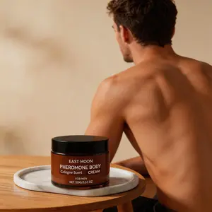 EAST MOON Cologne Scent Body Cream For Men Dry Skin Care