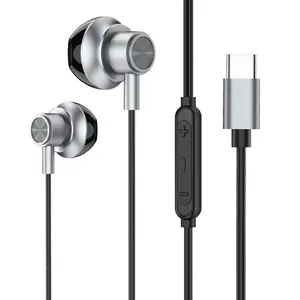 【Sendem】 Iron Man Series Wired In-Ear Headphones, High-Quality Sound Experience, Music Lovers' Choice, Supports Calls, Volume Control Button