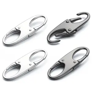 4 Anti-Theft Zipper Locks, Keep Zippers Closed, Replace Zipper Buckles, Multi-Functional Hooks, Dual Direction Connectors, Travel Essentials