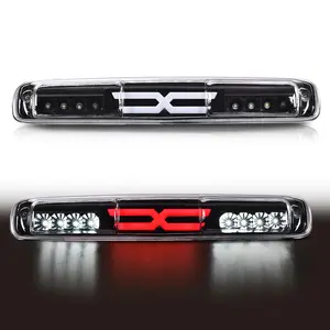 Third Brake Light 3D Bar Third Tail Brake Light Cargo Lamp Black Third Brake Light