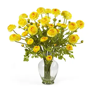 Ranunculus Silk Flower Arrangement by Nearly Na tural