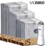 VACBIRD 2026 Upgraded X7 Cordless Vacuum Seal Compression Storage Bags with Rechargeable Pump, Slim Water-Resistant Durable Lightweight Business Organizer, Multi-Size PA+PE Zipper Pouches (9/12/15/24 Packs) for Luggage, Travel Organization