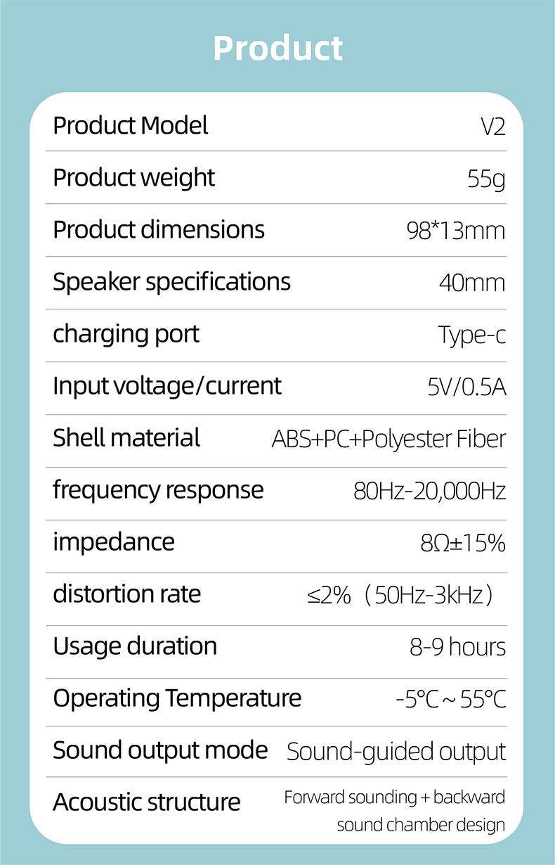 ZIZI SAUCE Ultra-Thin Bluetooth Pillow Speaker with Small Night Light white noise Bluetooth 6.0  Compatible with Android & iOS，Soft Immersive Sound Field, Air Conduction Audio Design, Pillow Speaker for Bedtime Music& Audiobooks, Sleep Sound,Portable