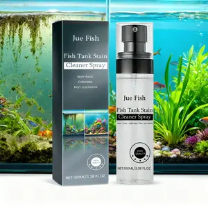 Tank Stain Cleaning Spray, Stain Cleaning And Descale No Residue No Damage To Fish Cleaning Spray
