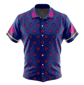 Giorno Giovanna Manga Jojo's Bizarre Adventure Hawaiian Shirt | Cool Anime Vibes for Men & Fans