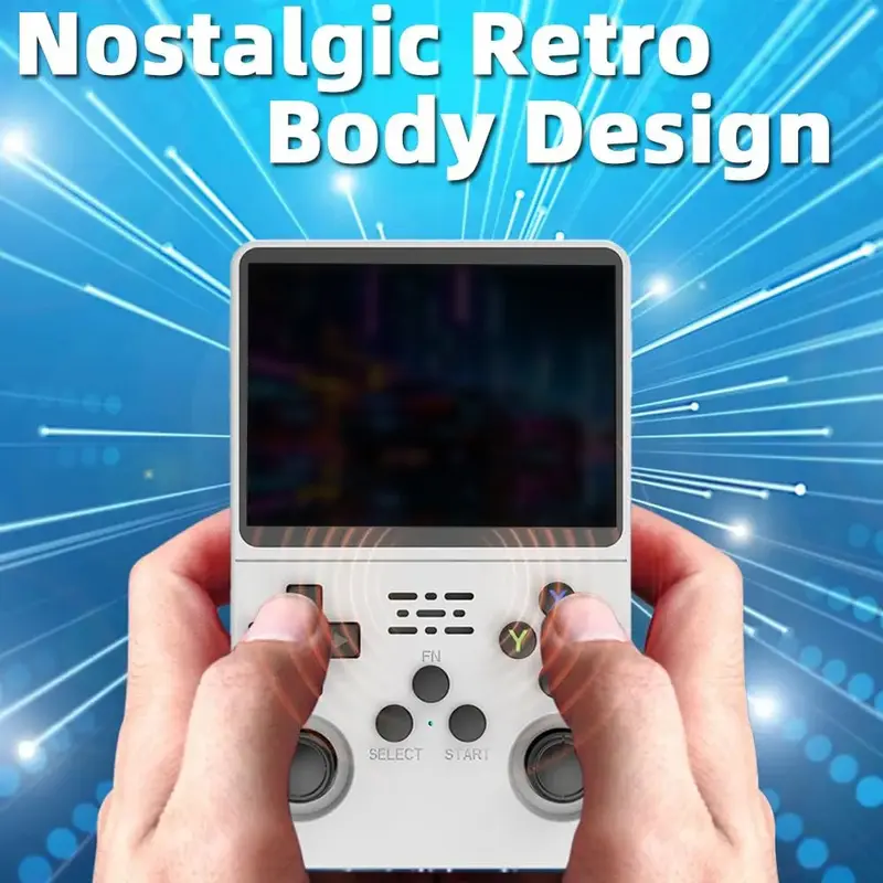R36S Retro Video Handheld Game Console Linux System 3.5 in IPS Screen Built in 3000mAH Battery 32G+64G TF Card Preinstalled Gamess  for Christmas, Thanksgiving, Holiday Gift 3