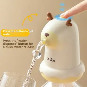 New Model Bucket Water Pump Cartoon Smart Household Water Suction Device Convenient Charging Long Battery Life Electric Water Pump