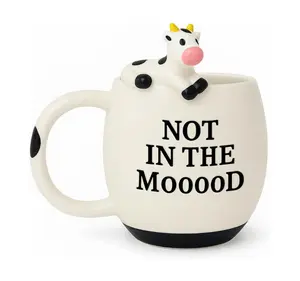 unny Cow Coffee Mug, White Elephant Gifts for Adults, Gag Gifts for Adults, Cute Stuff For Women and Men, Funny Coworker Office, Cool Stuff - 14 Ounce