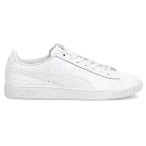 PUMA Womens Vikky V3 Leather Lace Up Sneakers Shoes Casual - White