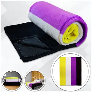 Non-Binary Soft Plush 50x60in Blanket
